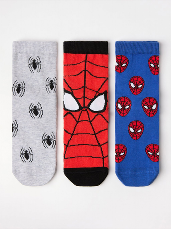 3-pak Spiderman sokker