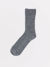 Ribbede sokker i uldblanding