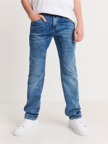 STURE Straight regular waist jersey jeans
