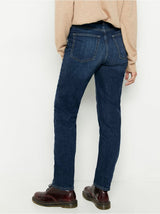 NEA Mørkeblå straight jeans High Waist