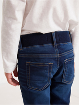 SIGGE slim regular jeans med ribbed waist