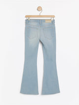 Light blue bootcut slim fit jeans