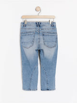 MAIA Light blue 3/4-length tapered jeans