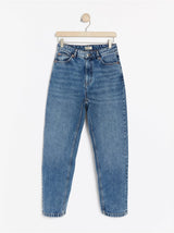 Cropped high waist jeans