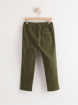 Mørke grønne loose fit bukser