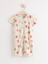 Pyjamas med æble mønster