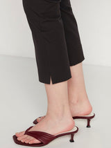 JONNA Slim high-waist bukser med cropped legs