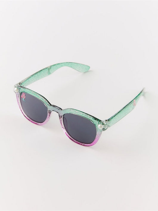 Glittery solbriller med perle detaljer