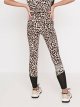 Sport look leggings med leopard print