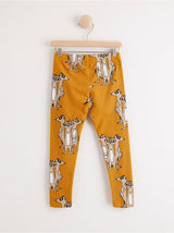 Jersey-leggings med meerkats