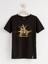 Sort t-shirt med Fortnite print