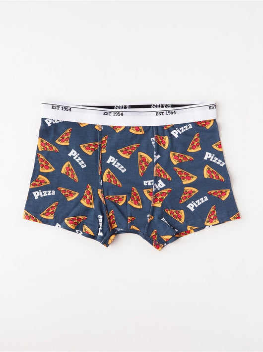 Boxer shorts med pizza