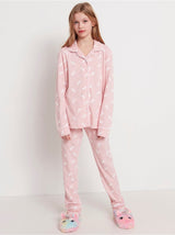 Pyjamas sæt med enhjørning
