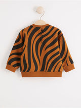 Sweatshirt med zebra mønster