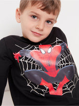Oversized sweatshirt med Spider-Man print