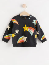 Sweatshirt med stjerneskyd