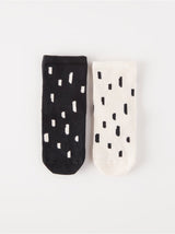 2-pak sokker med mønster
