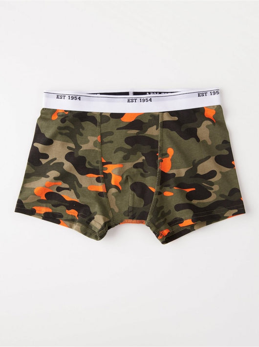 Bokser shorts med camo print