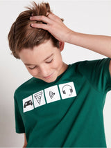 Kortærmet t-shirt med gaming print