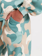 Sweatpants med camouflage mønster