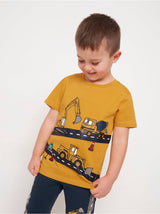T-shirt med byggevogne