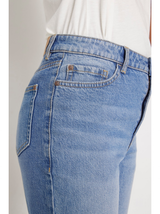 VANJA Wide high waist jeans med cropped leg