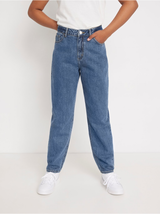 THEA tapered cropped high waist jeans