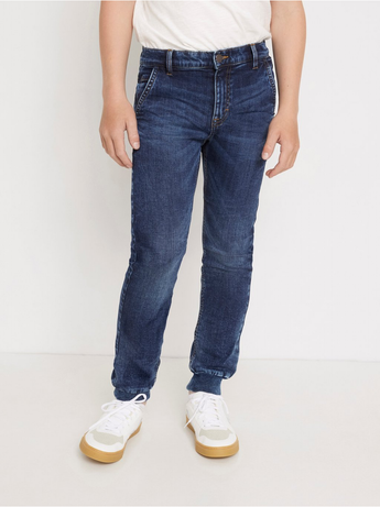 Taperede regular waist jeans
