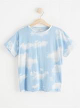 T-shirt med sky print
