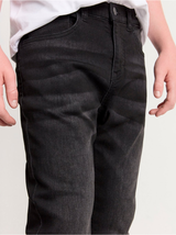 STURE Straight regular waist jersey lined super stretch jeans