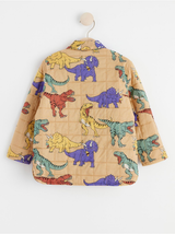 Quiltet skjorte med dinosaurer