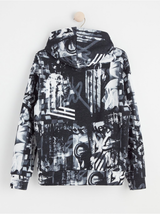Foret hoodie med print