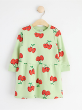 Sweatshirt kjole med kirsebær