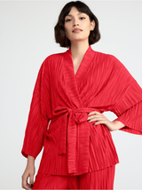 Pleated kimono