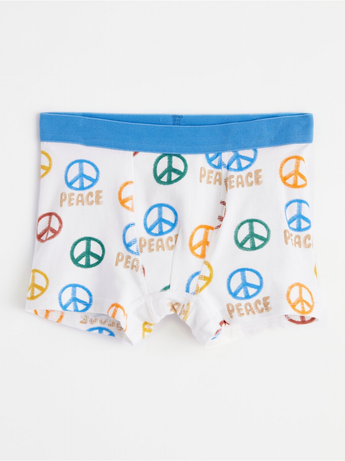 Boxer shorts med peace signs