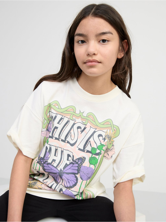 Oversize T-shirt print – Lindex Danmark