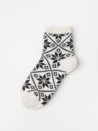 Rag sokker med mønster