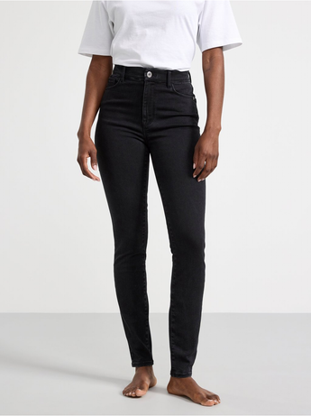 CLARA Curve super stretch slim fit jeans med høj talje