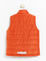 Orange polstret vest