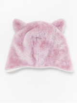Pink katte hue i fake fur