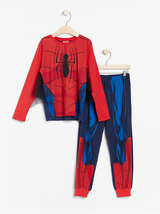 Nattøj med Spider-Man print og mesh net