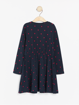 Jersey kjole med hjerter og Bamse print