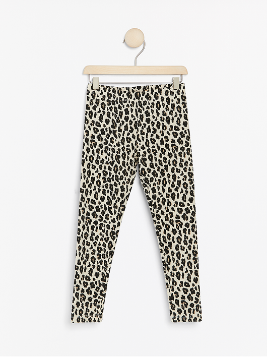 Leopard mønstrede leggings