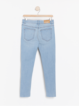 Lyseblå slim fit cropped jeans