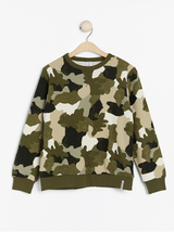 Camouflage mønstret sweater