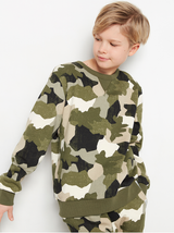 Camouflage mønstret sweater