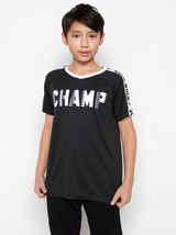 Mash sports t-shirt med print og striber