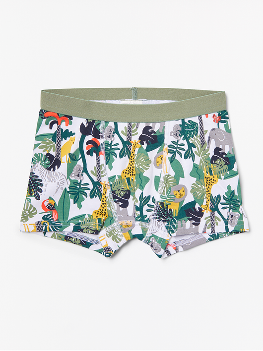 Boxer shorts med jungle mønster