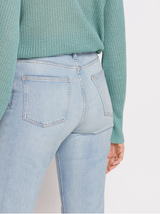 NEA Cropped straight jeans med high waist