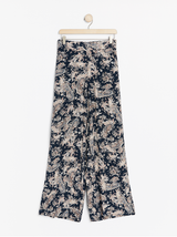 High waist paisley mønstrede bukser